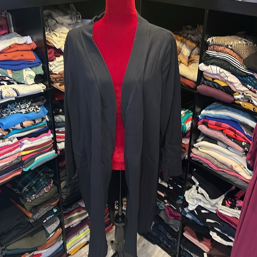 #160. Stunning LONG cardigan. Made in Africa! 3x
